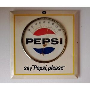 Vintage Pepsi Cola Thermometer
